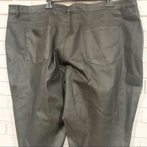 Eileen Fisher Women’s Coated Black Slim Ankle Jean - Picture 12 of 14